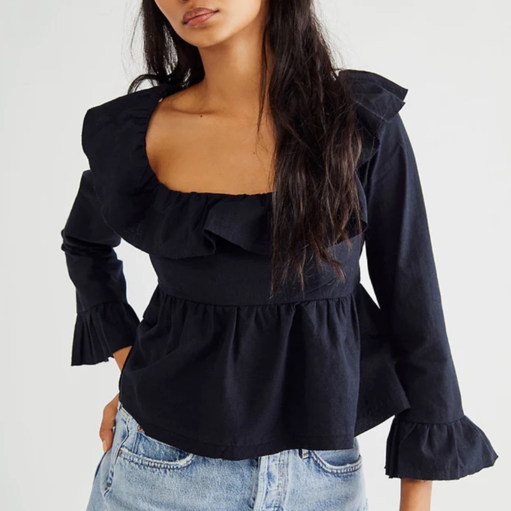 free people tulla babydoll blouse